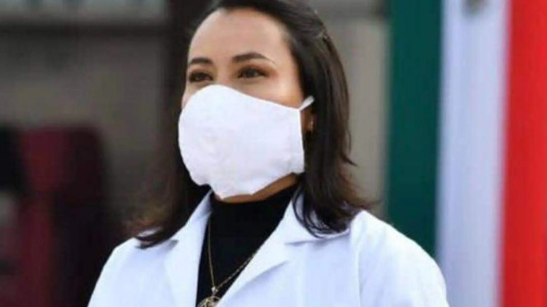 Ivalú Arcelia Carmona Campos, líder de médicos que enfrentan la pandemia en el Hospital General número 24 del IMSS, en la Ciudad de México.